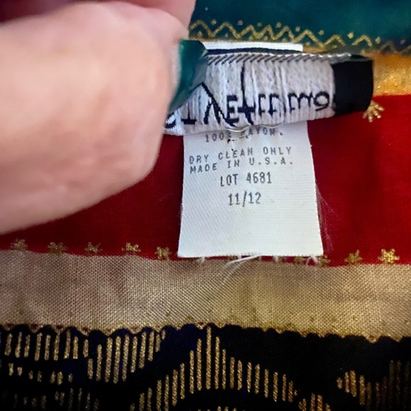 Vintage Positive Attitude 100% rayon buttoned dress pockets ruching back waist. - Picture 5 of 6